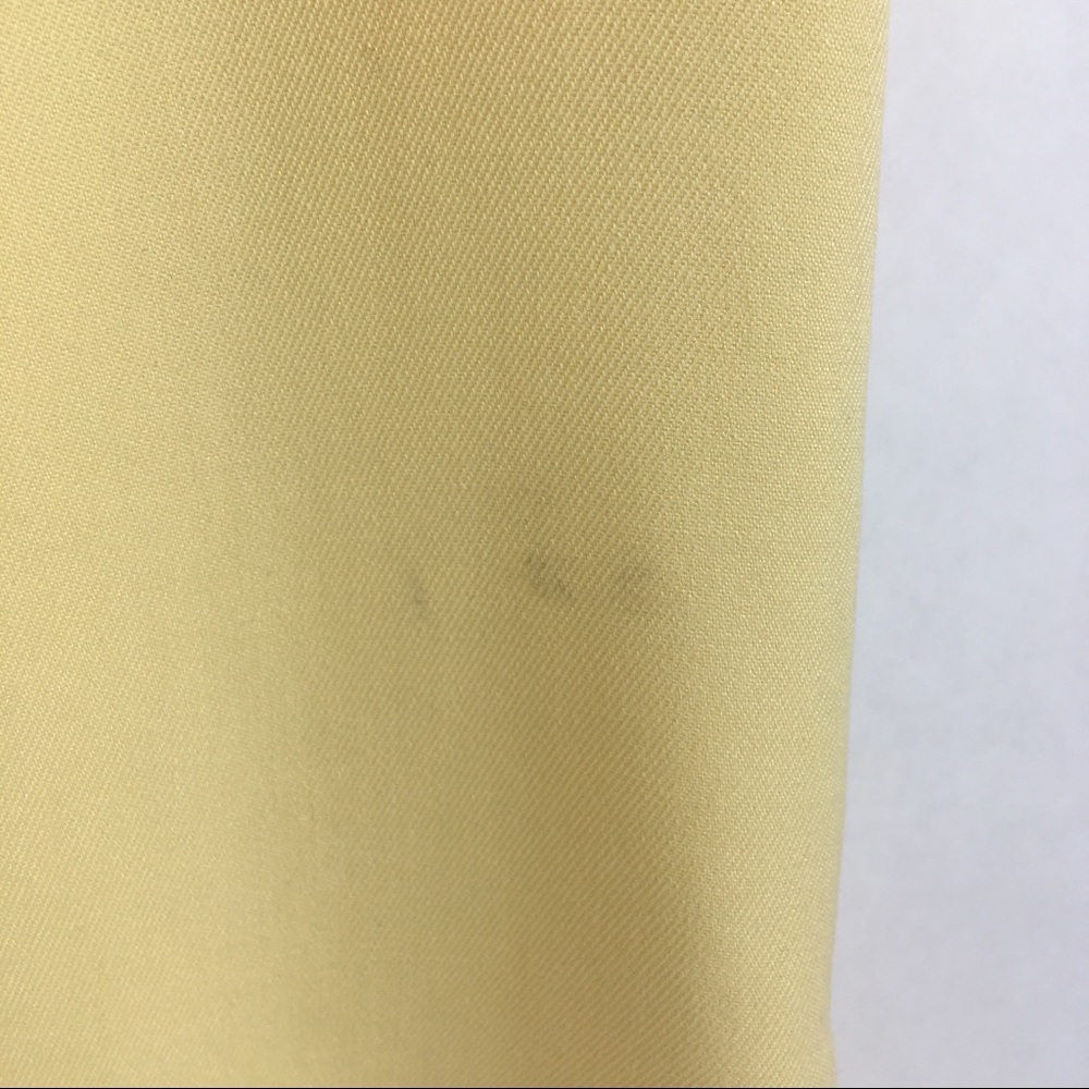 Nat Nast Silk Casual Button Shirt Yellow Large - Picture 4 of 5
